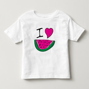 I Love Watermelon Toddler T-Shirt