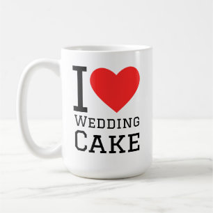 I love wedding cake coffee mug