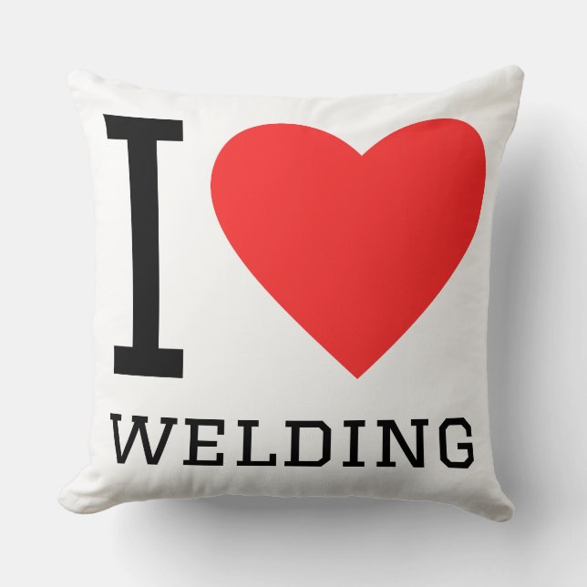 I love welding cushion (Front)