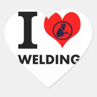 I love Welding Stickers