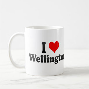 I Love Wellington, New Zealand Coffee Mug