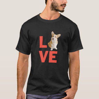 I Love Welsh Corgi Dog Puppy Pet Owners And Animal T-Shirt