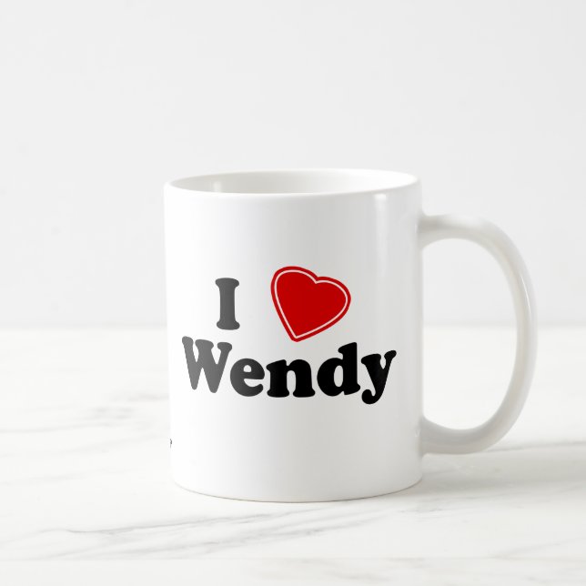 I Love Wendy Coffee Mug (Right)