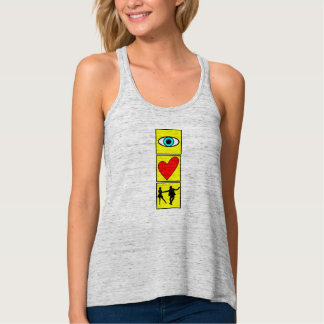 i love west coast swing / dance tank top