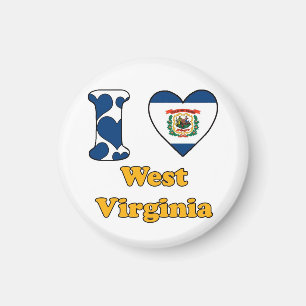 I love West Virginia Magnet