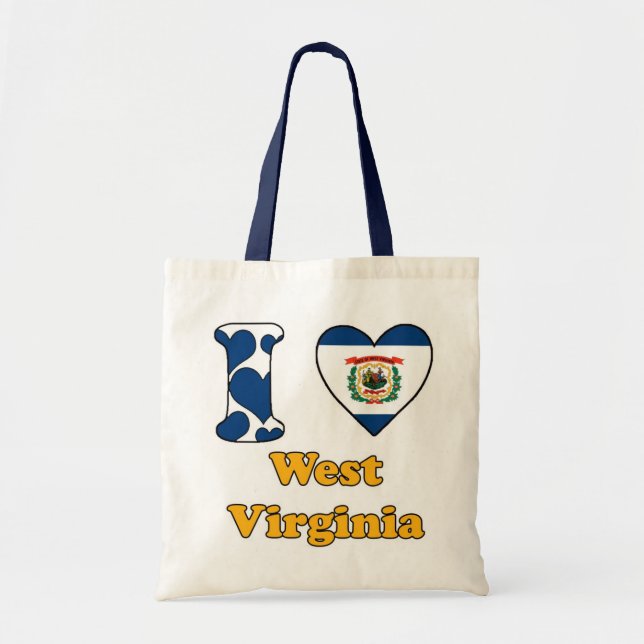 I love West Virginia Tote Bag (Front)