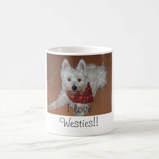 I love Westies! Coffee Mug (Center)