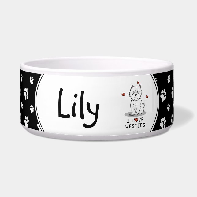 I Love Westies - West Highland White Terriers (Front)