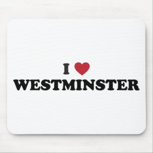 I Love Westminster Colorado Mouse Mat