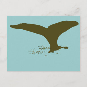 I love Whales Postcard