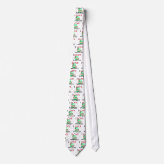 I Love Whales Tie