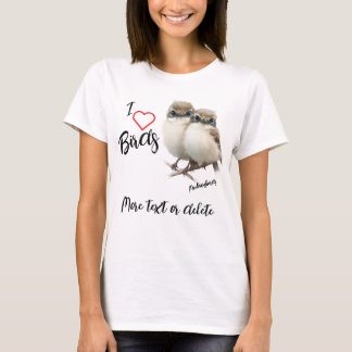I Love Whimsical Mockingbird Babies  T-Shirt