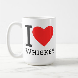 I love whiskey coffee mug