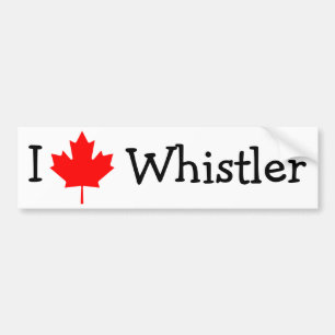 I Love Whistler Bumper Sticker