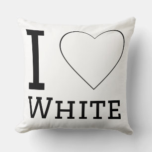 I love white  cushion