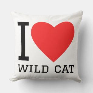 I love wild cat cushion