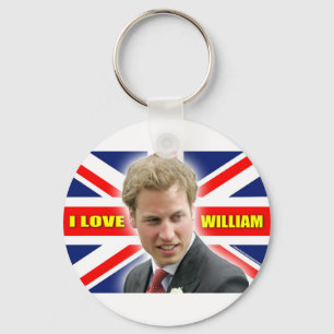 I Love William Key Ring