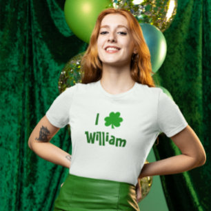 I Love William St. Patrick's Day T-Shirt