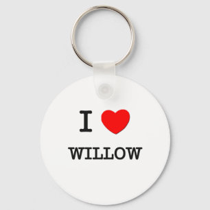 I Love Willow Key Ring