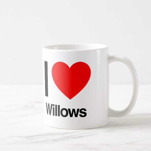i love willows coffee mug (Right)