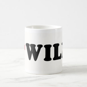 I LOVE WILLY COFFEE MUG