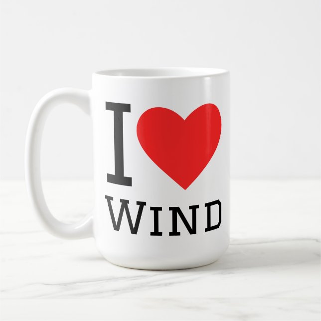 I love wind  coffee mug (Left)