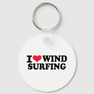 I love Windsurfing Key Ring