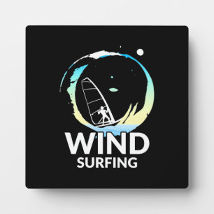 I Love Windsurfing Plaque