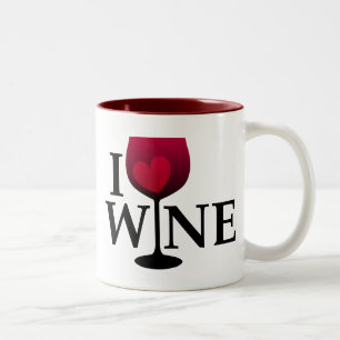I Love Wine Mug