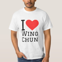 I love wing chun Square Sticker