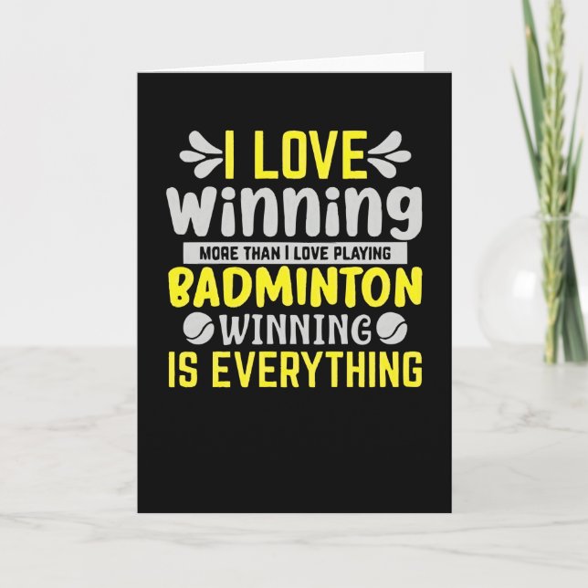 I love Winning Card (Front)