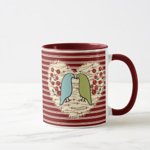 I Love Winter Birds and Berries  Mug