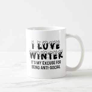 I Love Winter Coffee Mug