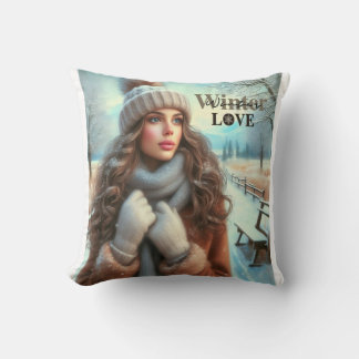 I love winter  cushion