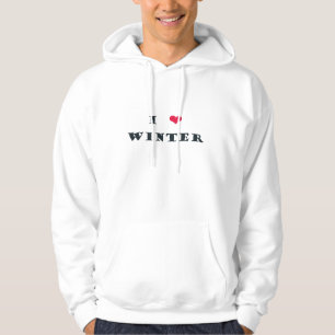 I Love Winter Hoodie