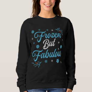 I Love Winter Season Cold Climate Ice Snowflake Sweatshirt
