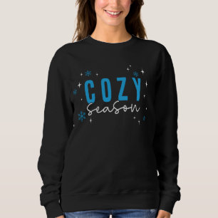 I Love Winter Season Cold Climate Ice Snowflake Sweatshirt