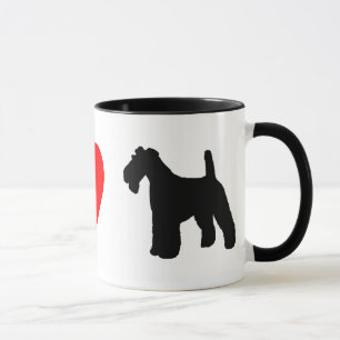 I Love Wire Fox Terriers Mug