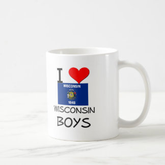 I Love Wisconsin Boys Coffee Mug