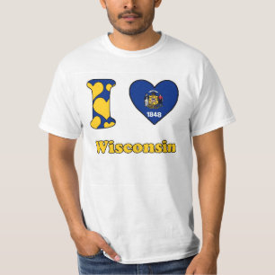 I love Wisconsin T-Shirt