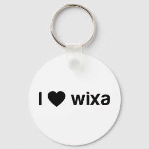 I Love Wixa Key Ring