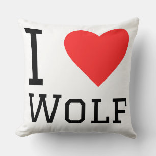 I love wolf cushion