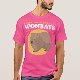 I Love Wombats Cute Australian Wombat T-Shirt