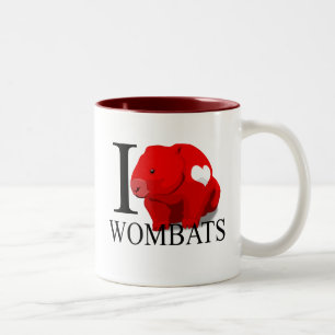 I Love Wombats Mugs