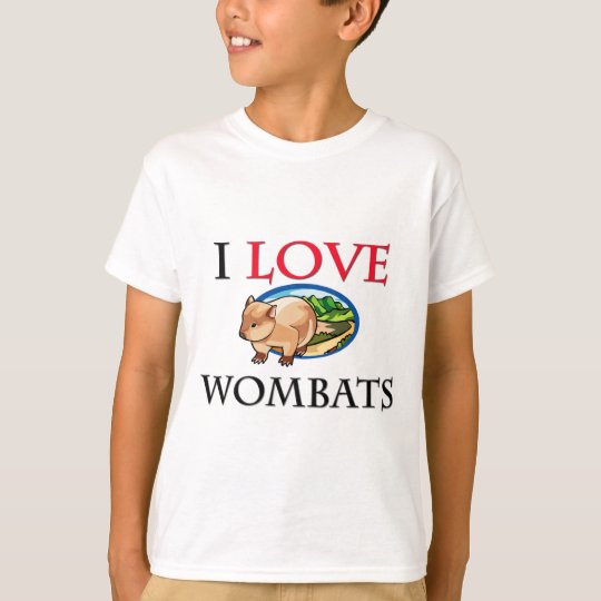 I Love Wombats T-Shirt