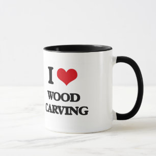 I Love Wood Carving Mug