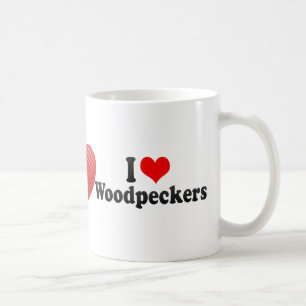 I Love Woodpeckers Coffee Mug