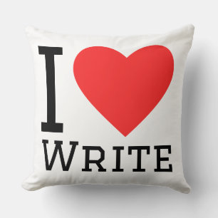 I love write cushion