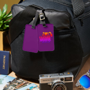 I Love WTF Luggage Tag