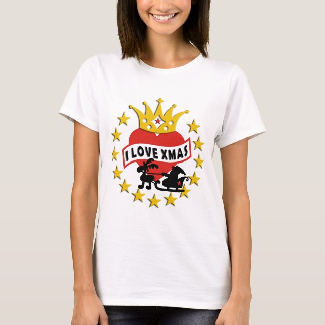 I LOVE Xmas T-Shirt (Front)